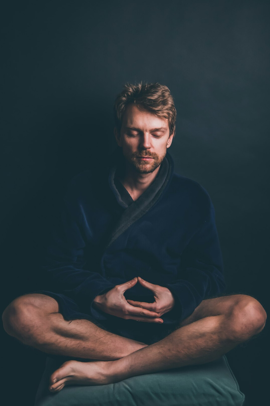 person meditating for personal growth